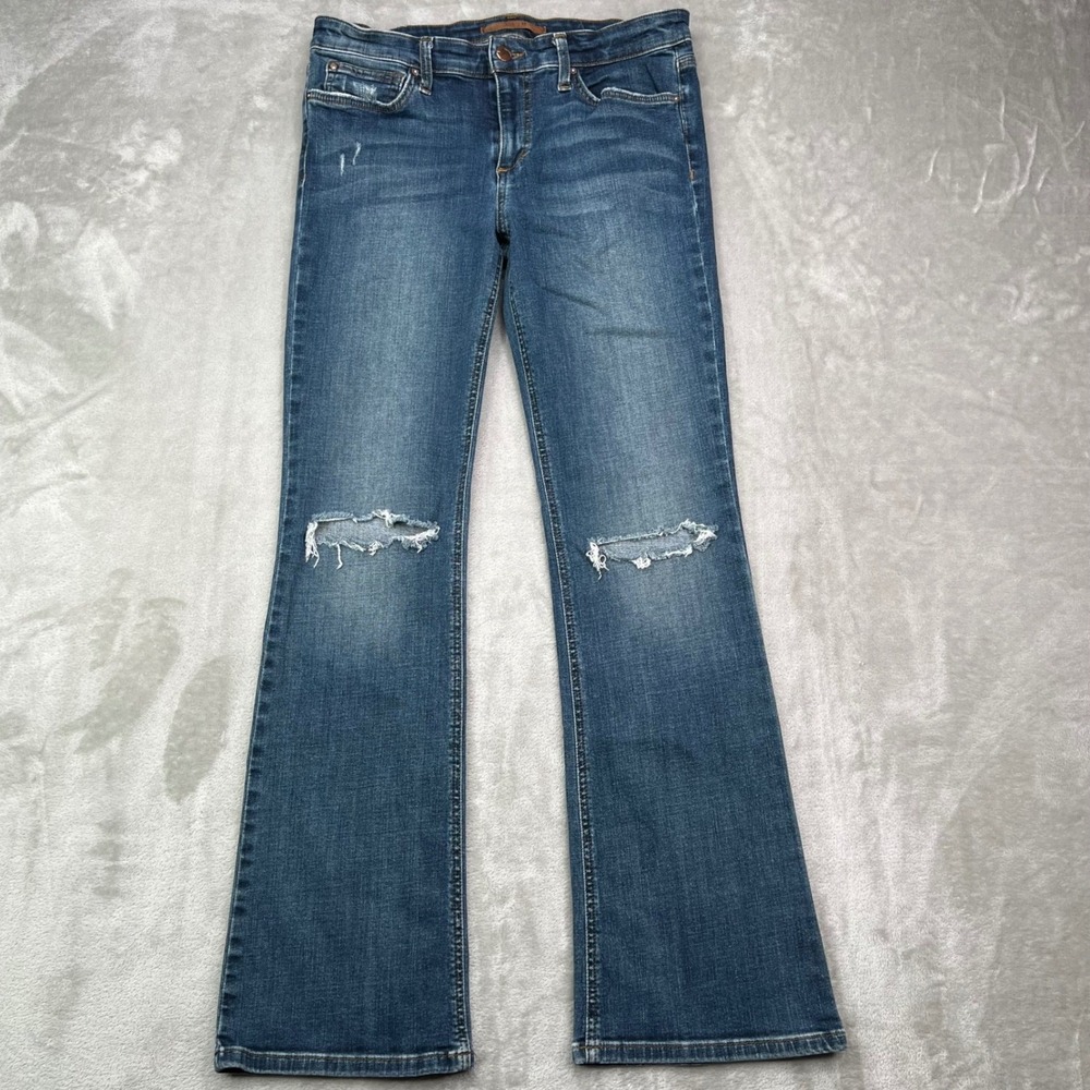 Joe's Jeans The Provocateur Bootcut Womens 30 Blue Distressed Stretch Collectors